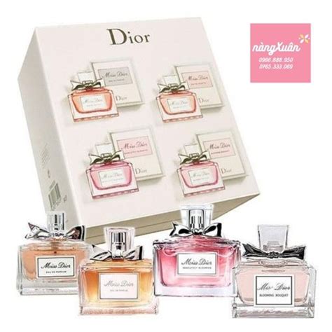 set nước hoa mini miss dior